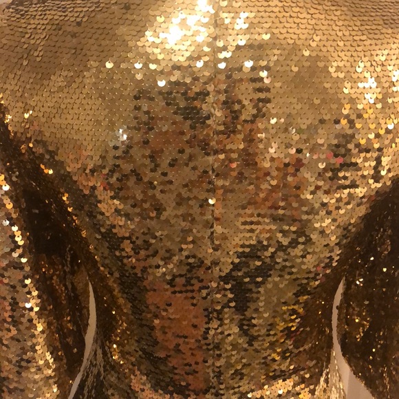 MINKPINK Gold Sequin Dress 👗 - Picture 6 of 9